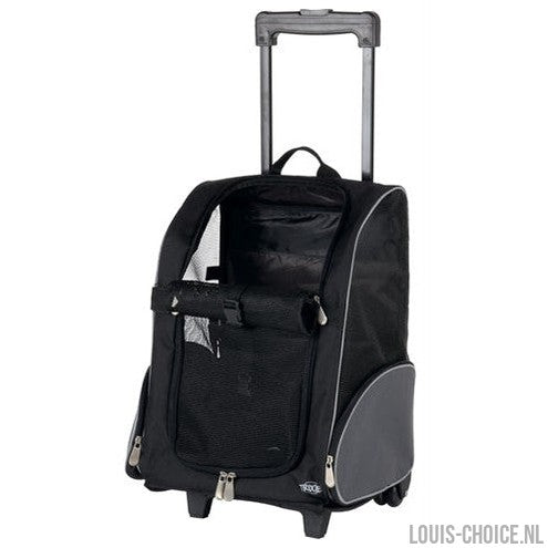 Trixie Reismand Trolley Zwart / Grijs-TRIXIE-Louis Choice