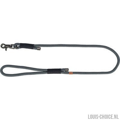 Trixie Soft Rope Hondenriem Zwart / Grijs-TRIXIE-Louis Choice