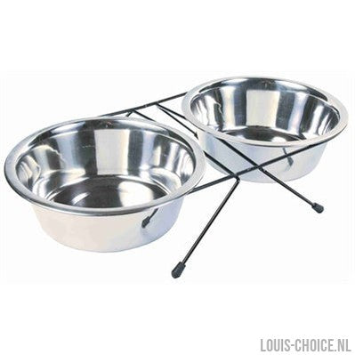 Trixie Voer / Waterbak-Set Rvs / Metaal-TRIXIE-Louis Choice