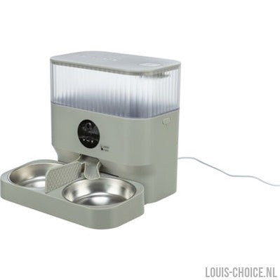 Trixie Voerbak / Drinkbak Dubbel Voor #24347 Kunststof / Rvs Wit-TRIXIE-Louis Choice