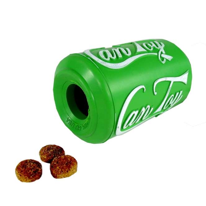 Can Toy Medium van Natuurrubber - made in USA - Lila