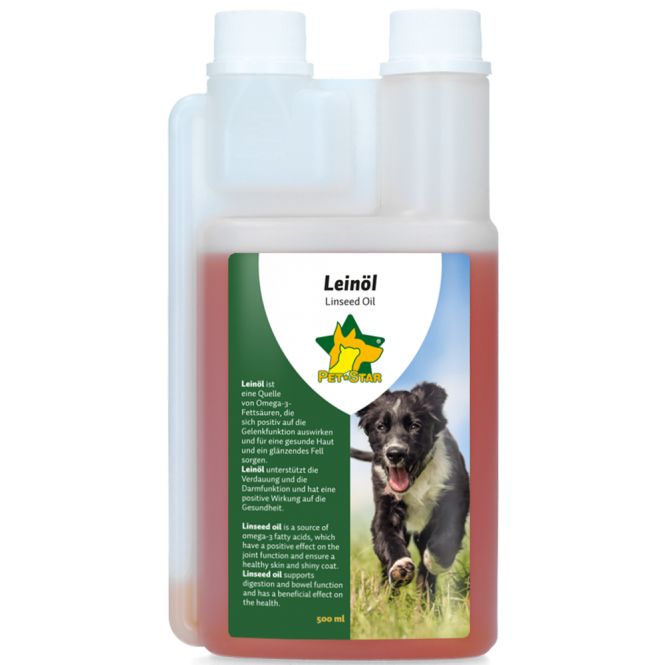 Pet-Star lijnzaadolie 500ml
