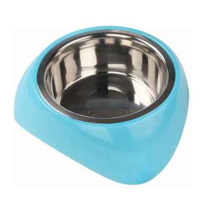 Pawise roestvrijstalen kom met kunststof houder - 1750 ml / Blauw