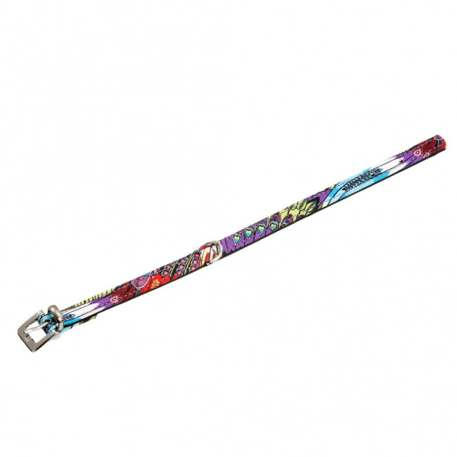 Karlie - Halsband Pauw - groen/zwart - 24 cm / 10 mm