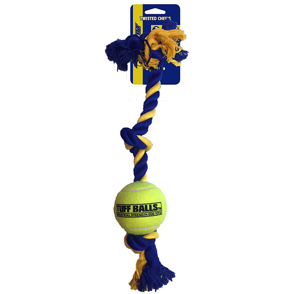 PETSPORT - Mini 3-knoops touw met bal