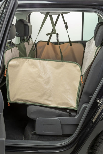 Trixie Auto-Beschermdeken - olijfgroen/beige