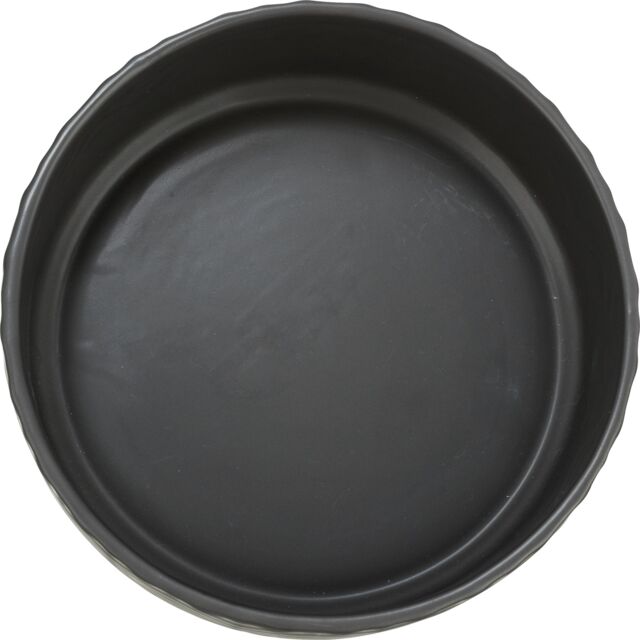 Trixie Bak van structuurkeramiek - zwart - 0,9 l/ø 16 cm