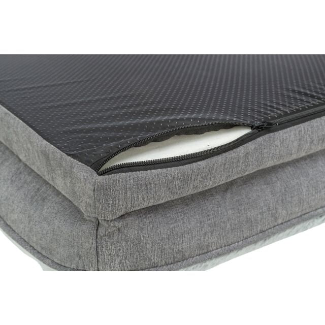 Trixie Vital Bed Lino Soft - grijs/lichtgrijs - 70 × 55 cm