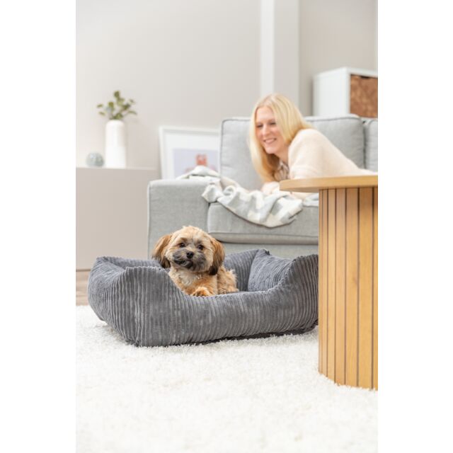 Trixie Vital Bed Jonna - donkergrijs - 120 × 80 cm