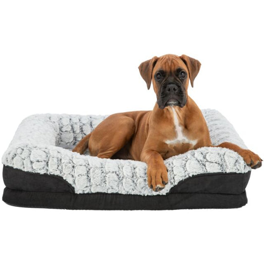 Trixie Vital Bed Lino - zwart/grijs - 90 × 65 cm