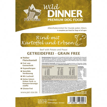 Wild Diner Rundvlees - Graanvrij - 3 kg