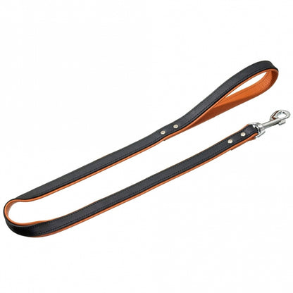 Karlie Rodeo Lijn Genageld - 16mm 100cm - zwart/cognac