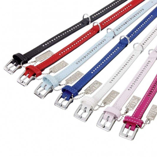 Karlie VINTAGE Strass-Halsband - Rood - 24 cm