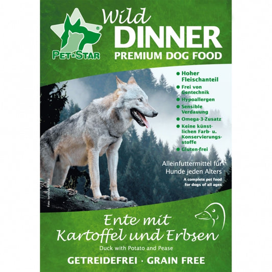 Wild Dinner Eend - Graanvrij - 500 g