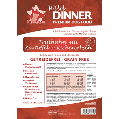 Wild Diner Kalkoen - Graanvrij - 500 g