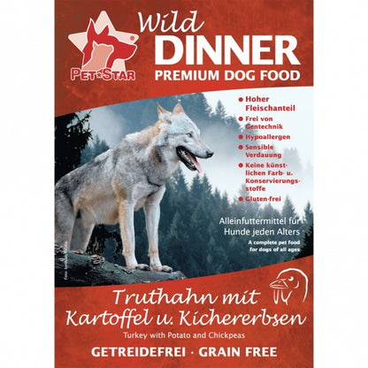 Wild Diner Kalkoen - graanvrij - 12 kg