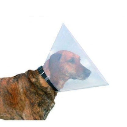 Trixie plastic beschermhalsband - L: ø 44-50 cm/25 cm