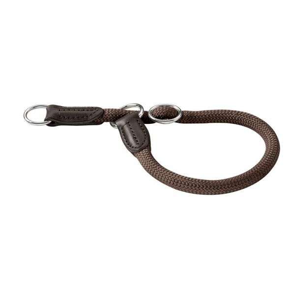 Hunter Dressurhalsband Freestyle - Bruin - 55 / 10 (55 cm × 10 mm)