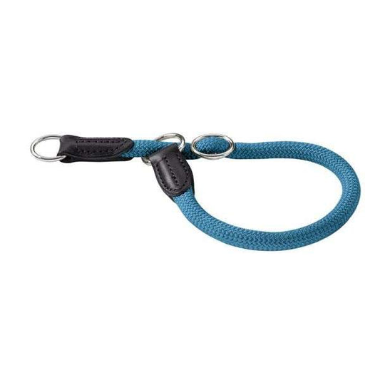 Hunter Dressurhalsband Freestyle - Blauw - 55 / 10 (55 cm × 10 mm)