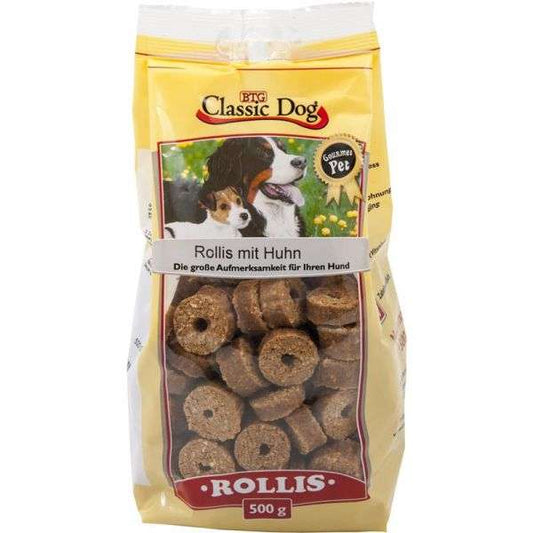 Classic Dog Snack Rollis met Kip - 500 g